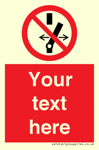 Custom prohibition Do not alter the state of the switch